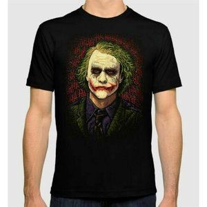 Joker Heath Ledger Dark Knight Dc Classic Unisex T Shirt